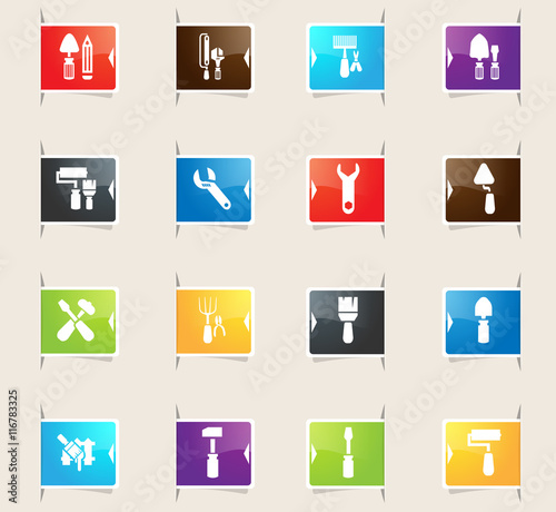 Work Tools Bookmark Icons