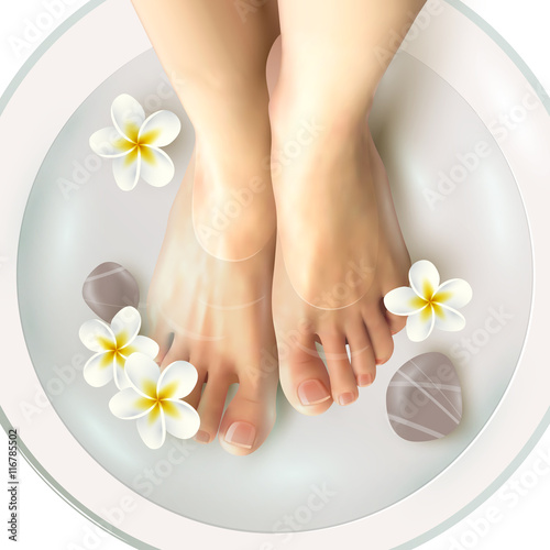 Pedicure Spa Illustration