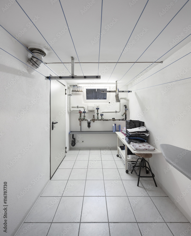 Fototapeta premium laundry in cellar room