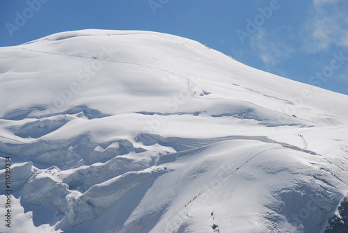 Swiss alps climbing path Adlerhorn