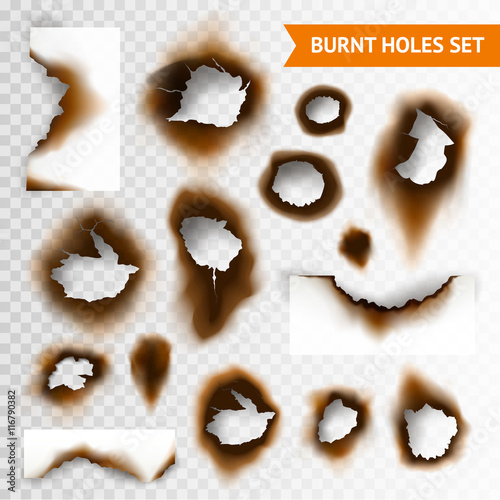 Burnt Holes Set 