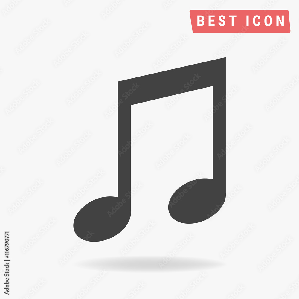 Music note Icon Vector. Music note Icon Vector.