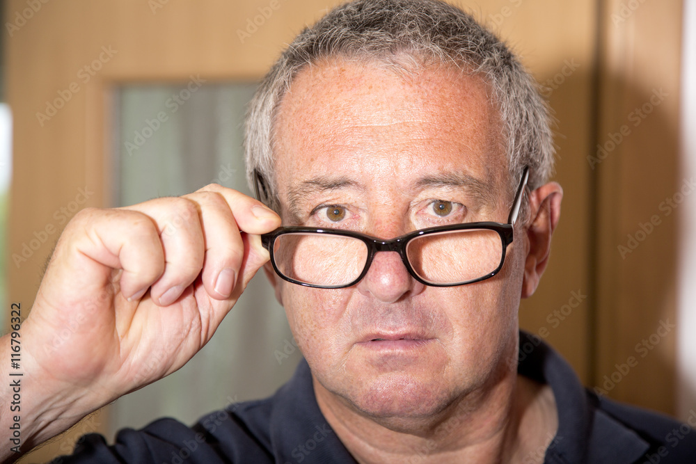 Portrait of a man with glasses Portrait of a man with glasses