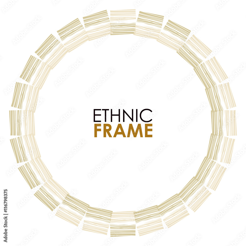 Ethnic vector frame