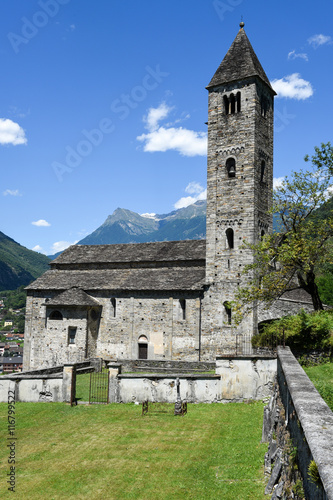 St Peter and Paul church in Biasca, Switzerland