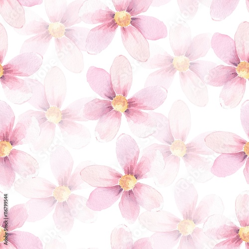 Delicate floral background. Seamless pattern 5