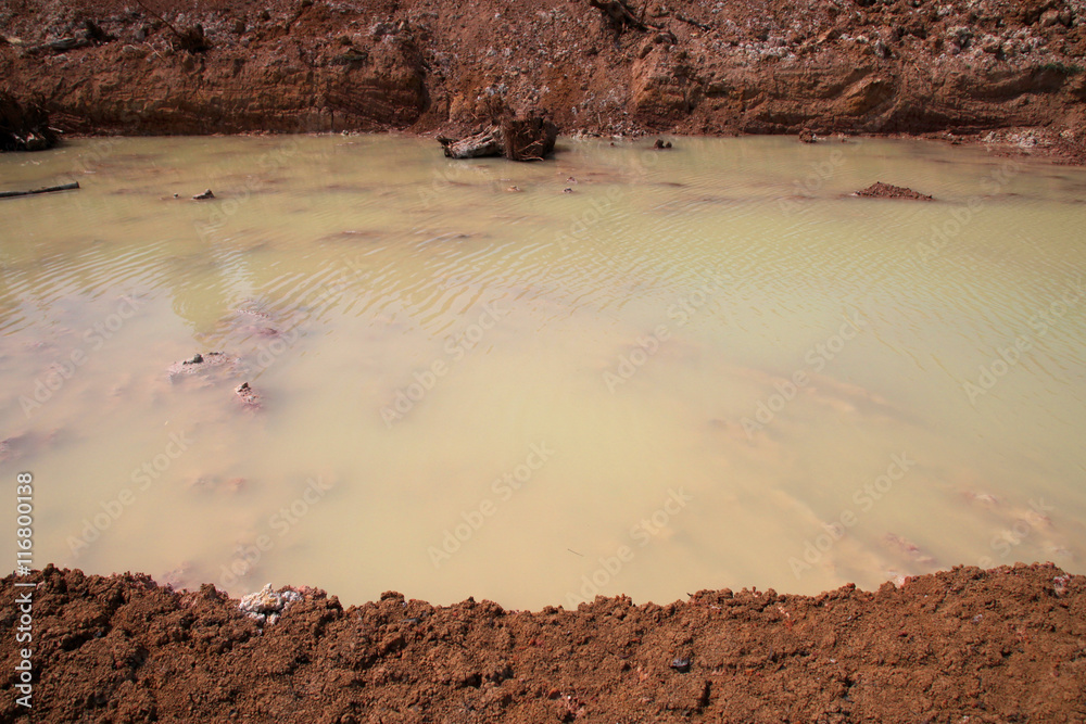 Φωτογραφία unfinished reservoir in northeast Thailand