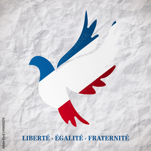 colombe paix hommage france