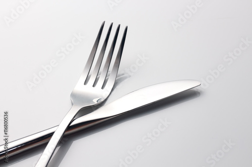 close up spoon  fork  knife  Kitchen ware 