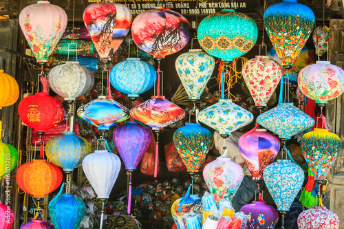 Canvas Print Asian lantern at Hoi An, Vietnam