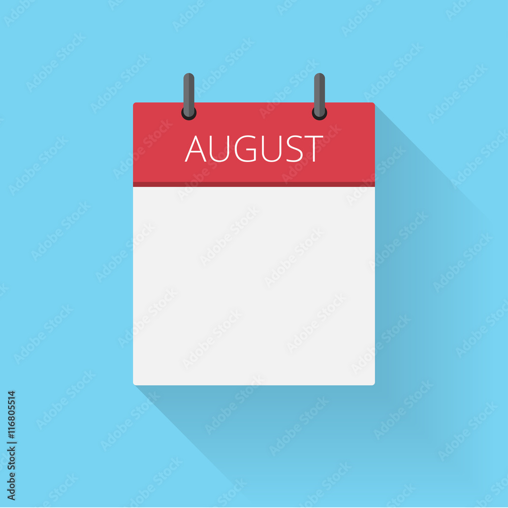 Vector of month of a year calendar icons template flat designed vector