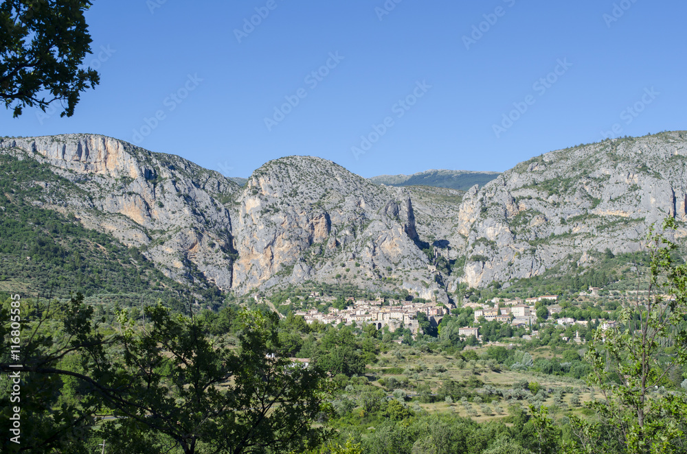 Moustiers Sainte-Marie, village of Provence