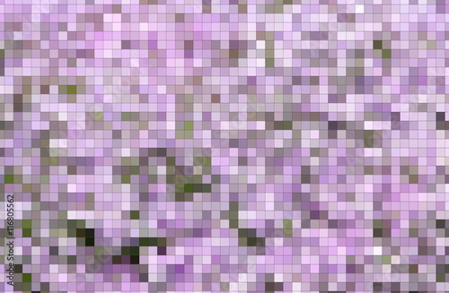Pinkfarbenes Mosaik mit Quadraten