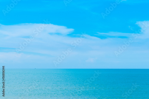 Blue sea and sky.background
