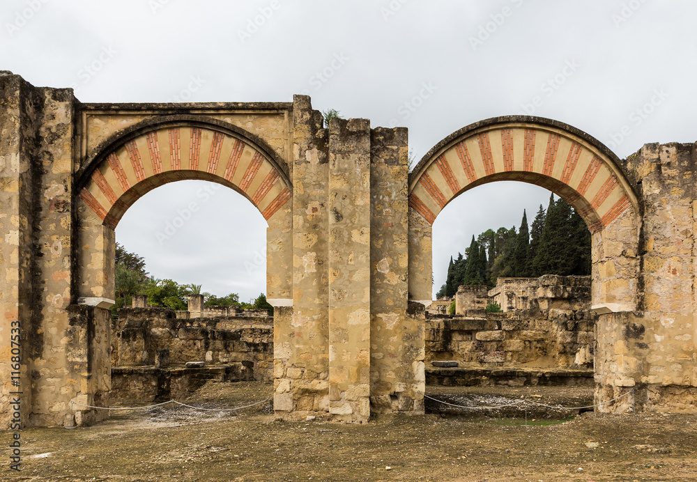 Medina Azahara. Important Muslim ruins of the Middle Ages; located on the outskirts of Cordoba. Spain
