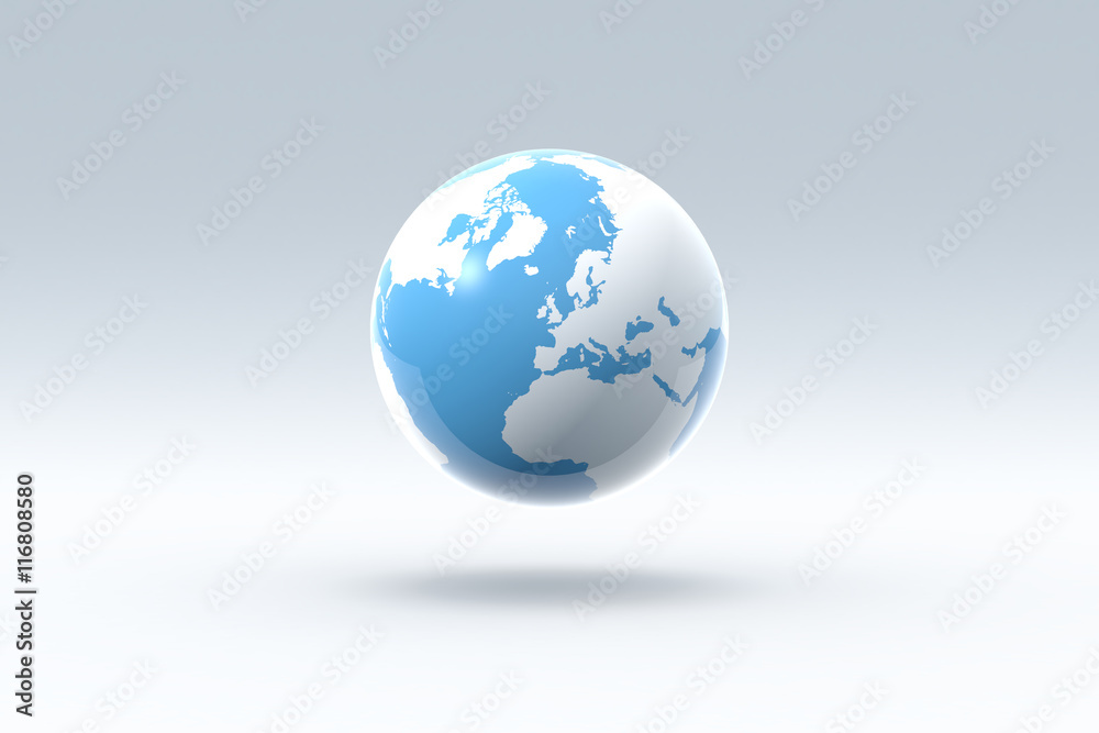 Fototapeta premium Earth World Globe, Britain