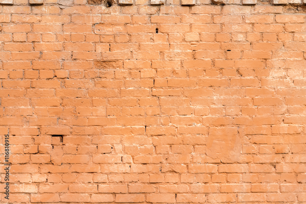 Fototapeta premium old brick wall background. brick wall texture. grunge wallpaper. 