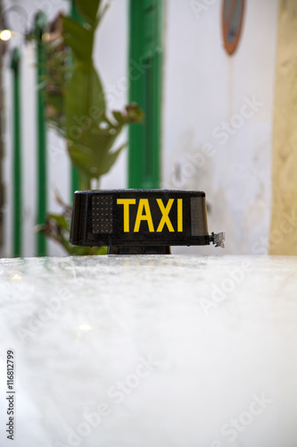 Taxi sign