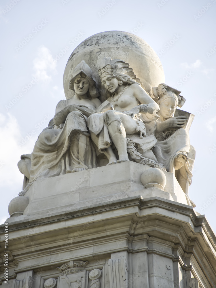 Monumento a Cervantes en Madrid