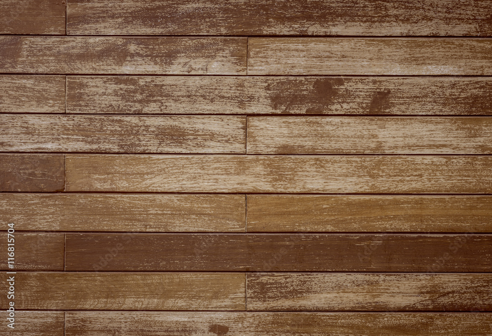 Naklejka premium background and texture of decorative old wood striped on surface