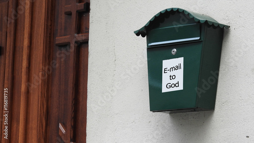 Send an e-mail to God.