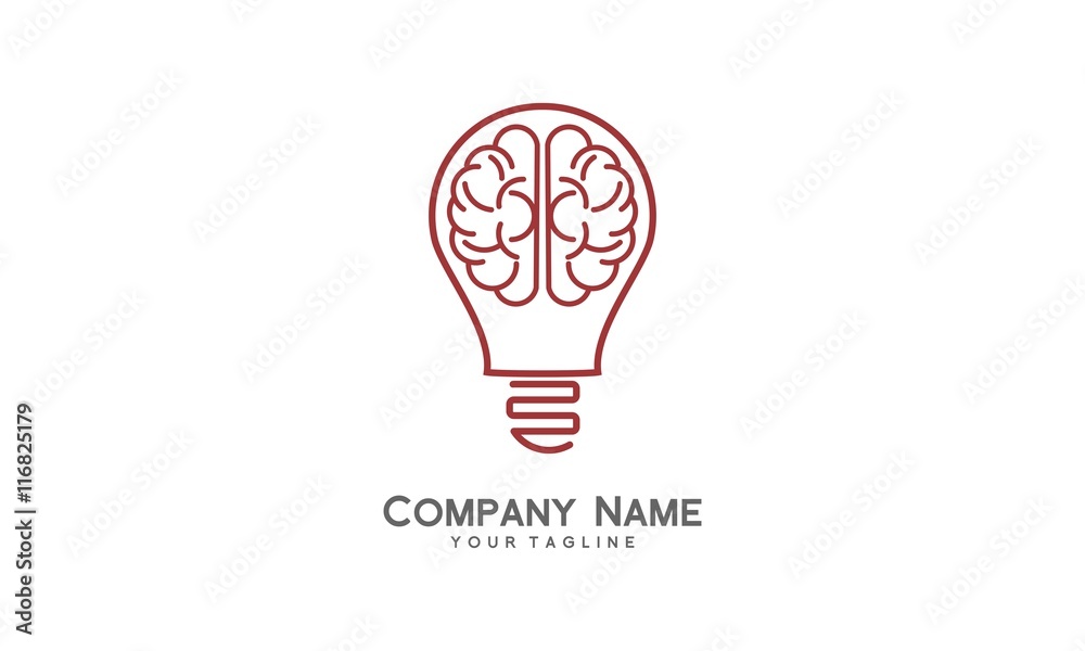 Fresh Brain Idea Logo Fresh Brain Idea Logo