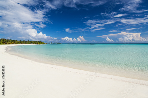 Beautiful beach in paradise