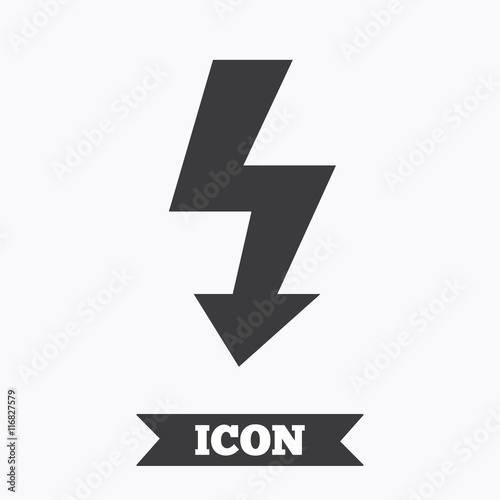Free Download Photo flash sign icon. Lightning symbol. - GFXLoad