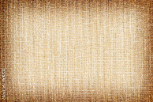 Natural linen texture for the background. Brown color
