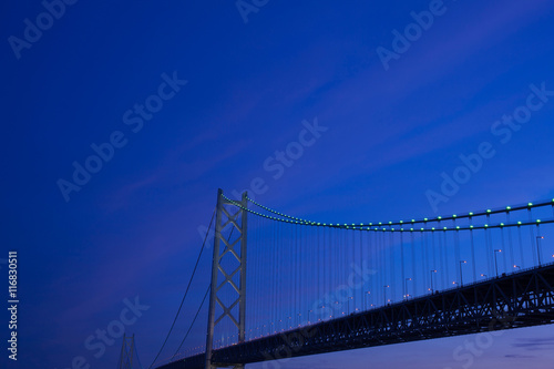 明石海峡大橋の夜景 #116830511