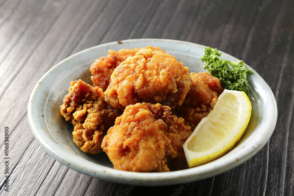 鶏の唐揚げ Japanese fried chicken 鶏の唐揚げ Japanese fried chicken