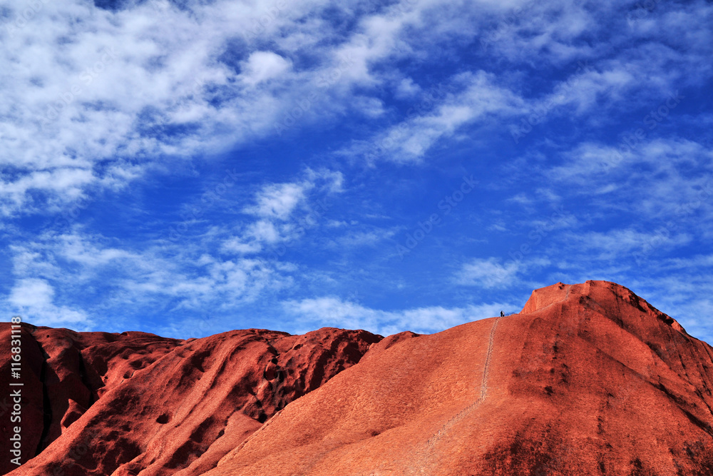 Naklejka premium Australia Landscape : Red rock of Australia