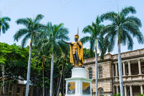 The King Kamehameha statue in Honolulu may be the most photographed item in all of the state of Hawaii.