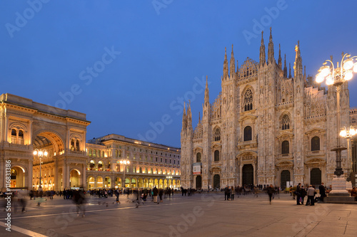 Travel in Europe : Piazza Del Duomo of Milan