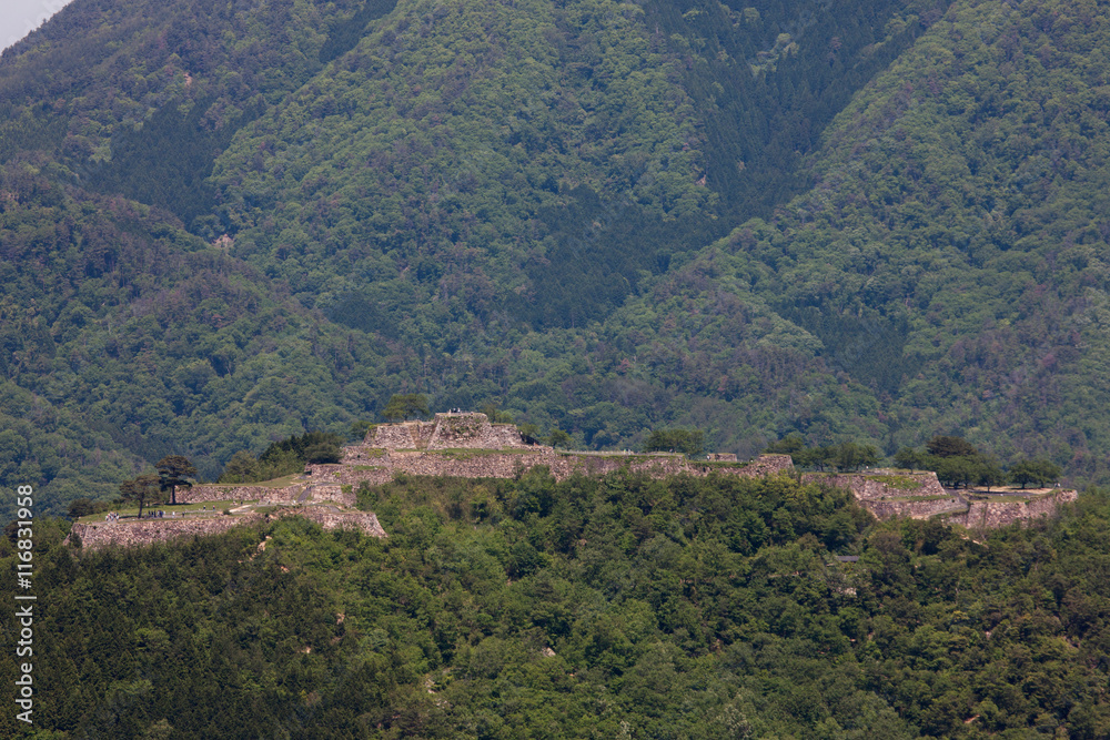 Fototapeta premium 初夏の竹田城跡
