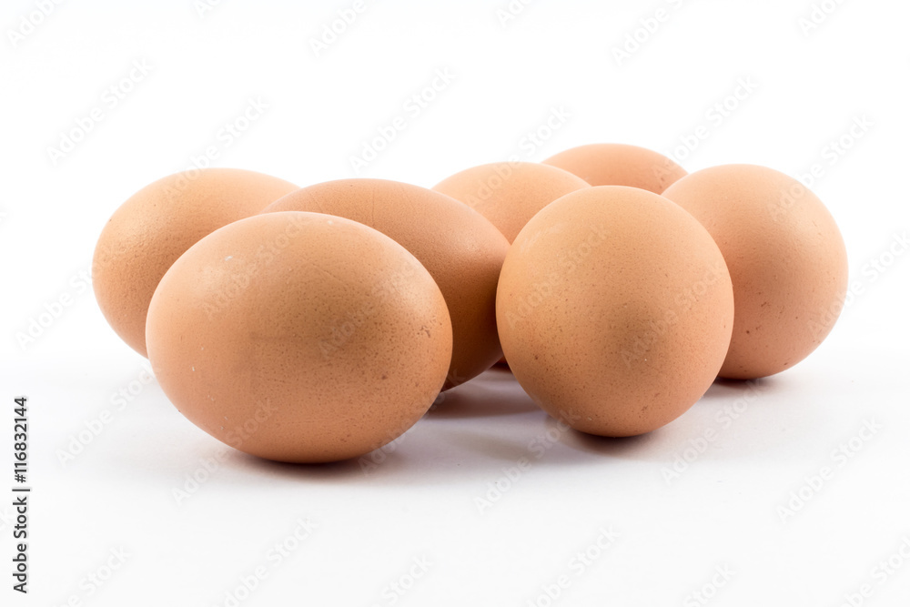 Eggs Isolated on white background Eggs Isolated on white background