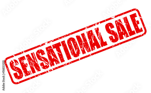 SENSATIONAL SALE ON stamp text