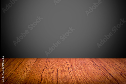 wood floor and backbackground
