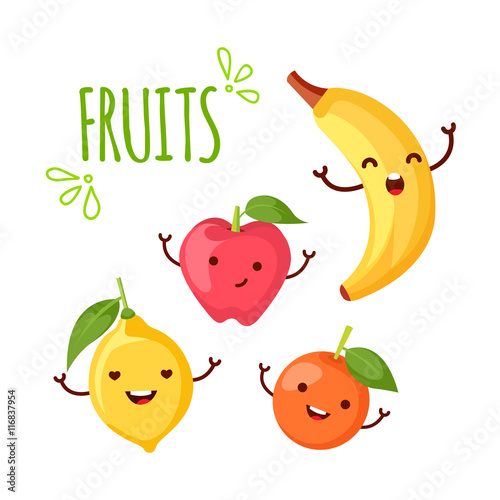 Healty food cartoon representing