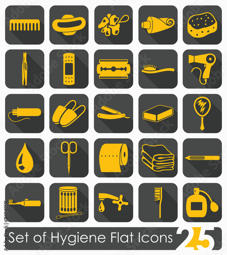 Set of hygiene icons