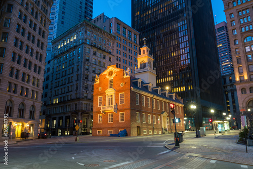 Boston Old State House buiding in Massachusetts