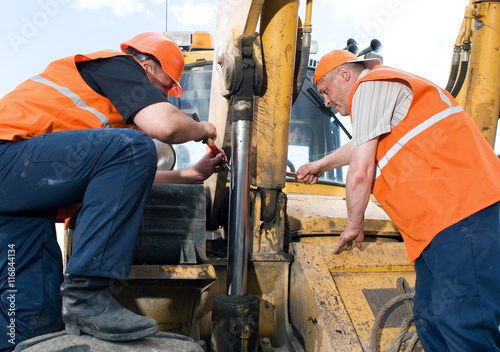 Male Construction Workers on the job