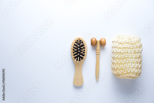 SPA accessories isolated on a white background