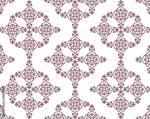 Vector Classic abstract geometric floral pattern ornament background for card...