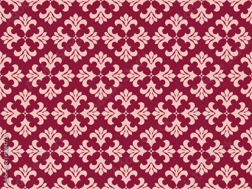 Vector Classic abstract geometric floral pattern ornament background for card...