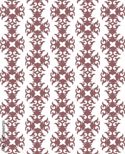 Vintage Abstract geometric floral classic pattern ornament. Vector background...
