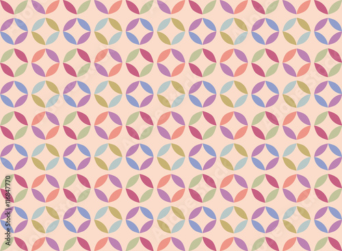 Vector abstract circle geometric pattern ornament background for cards, web, ...