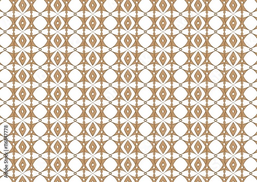 Vector Classic geometric floral pattern ornament background for cards, web, f...