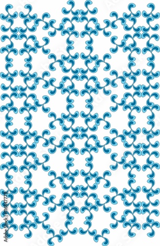 Vector Classic abstract geometric floral pattern ornament background for card...