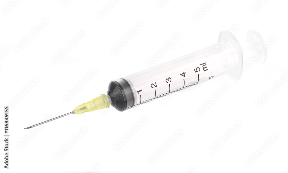 Syringes isolated on white Syringes isolated on white